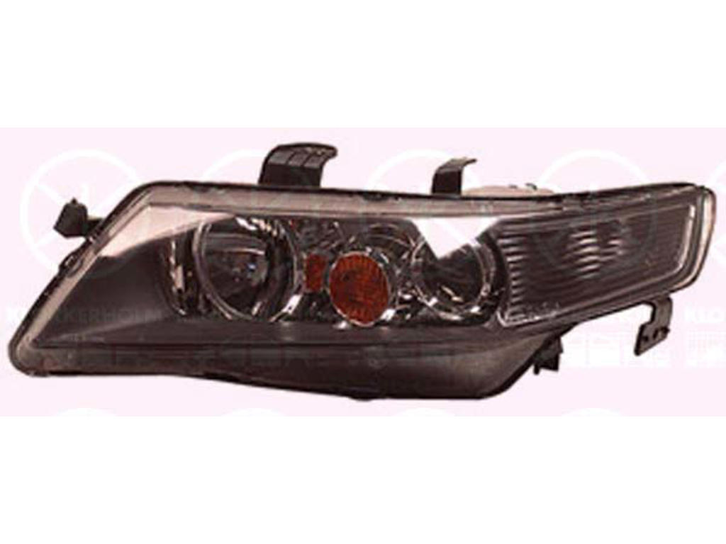 Headlight, H1/H1, without motor for headlamp levelling, Left