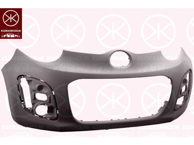 Bumper, Front, Smooth, with hole(s) for fog lights