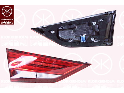 Tail Light Assembly, Right, Inner Section, LED, with bulb holder, AL