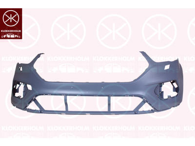 Bumper, Front, with hole(s) for washer nozzle, not for trim level: ST-LINE, w/primer