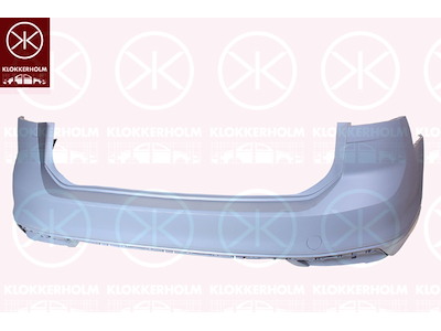 Stötfångare, m/grundlack, Bak