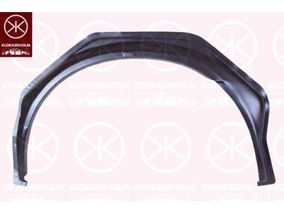 Wheelhouse, Left Rear, Outer section, Full Body Section, Axle Distance [mm]: 2933, Axle Distance [mm]: 3300