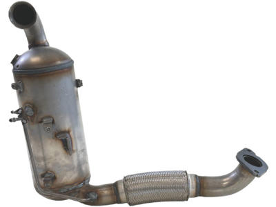 Soot/Particulate Filter, exhaust system, Material: Cordierite, with mounting parts, Euro 5