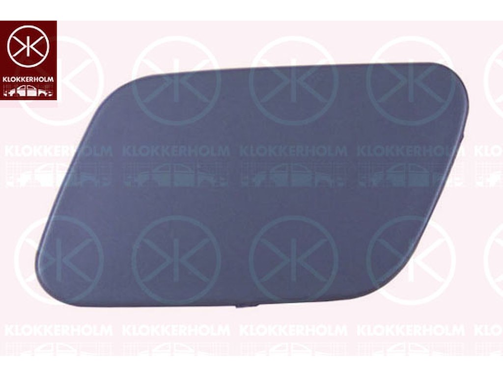 Cover, bumper, w/primer, for vehicles with headlamp cleaning system, Right Front