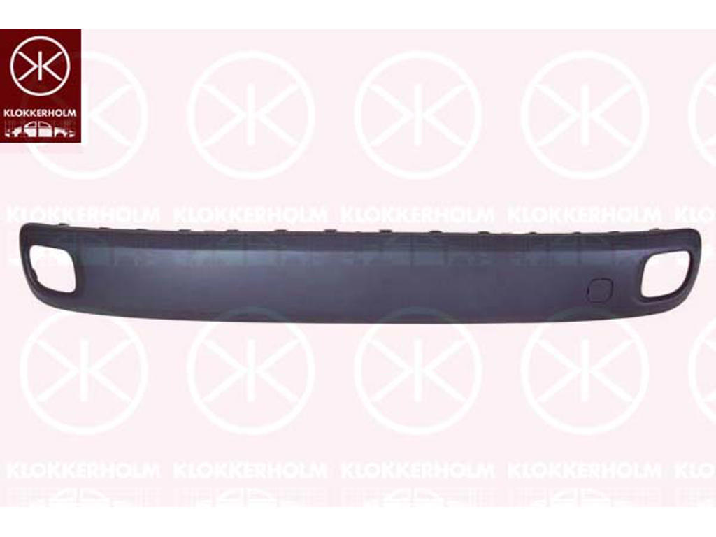 Trim/Protection Strip, bumper, Rear, dark grey