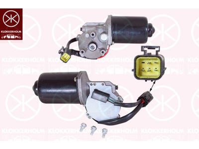 Wiper Motor, Number of pins: 5, Front, Voltage [V]: 12
