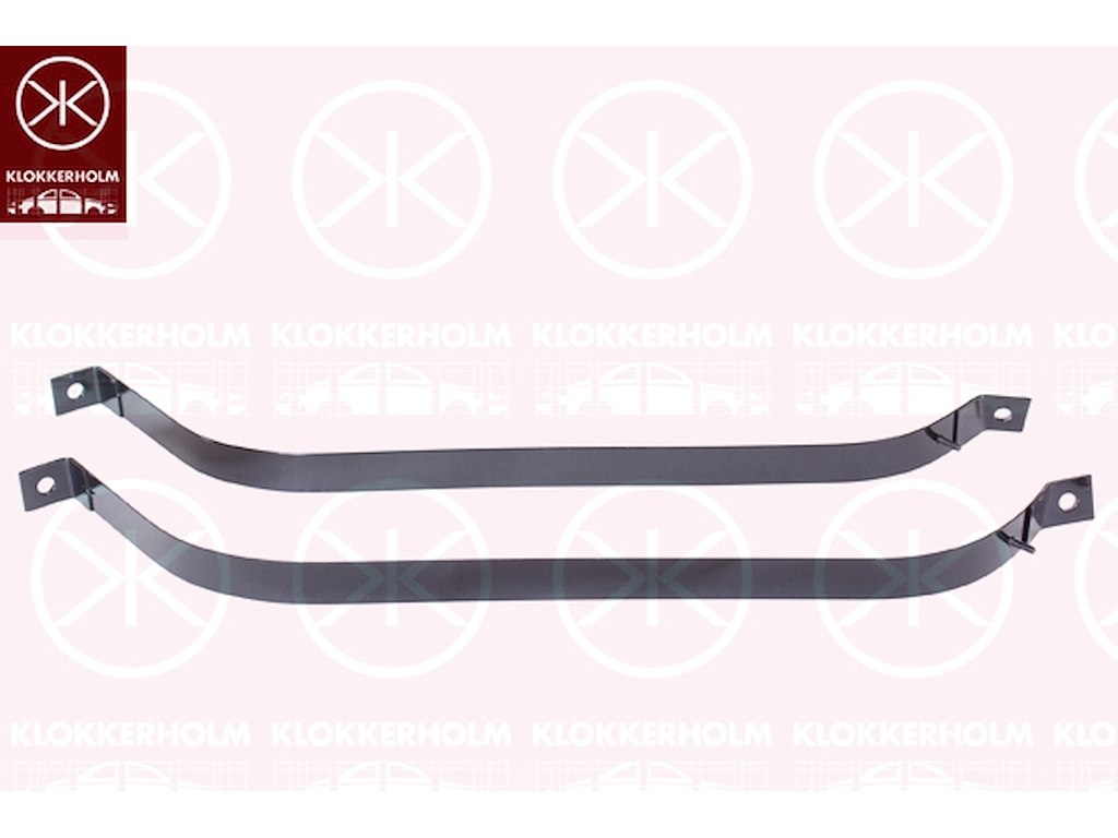Strap, fuel tank, Set, 2, 4 WD