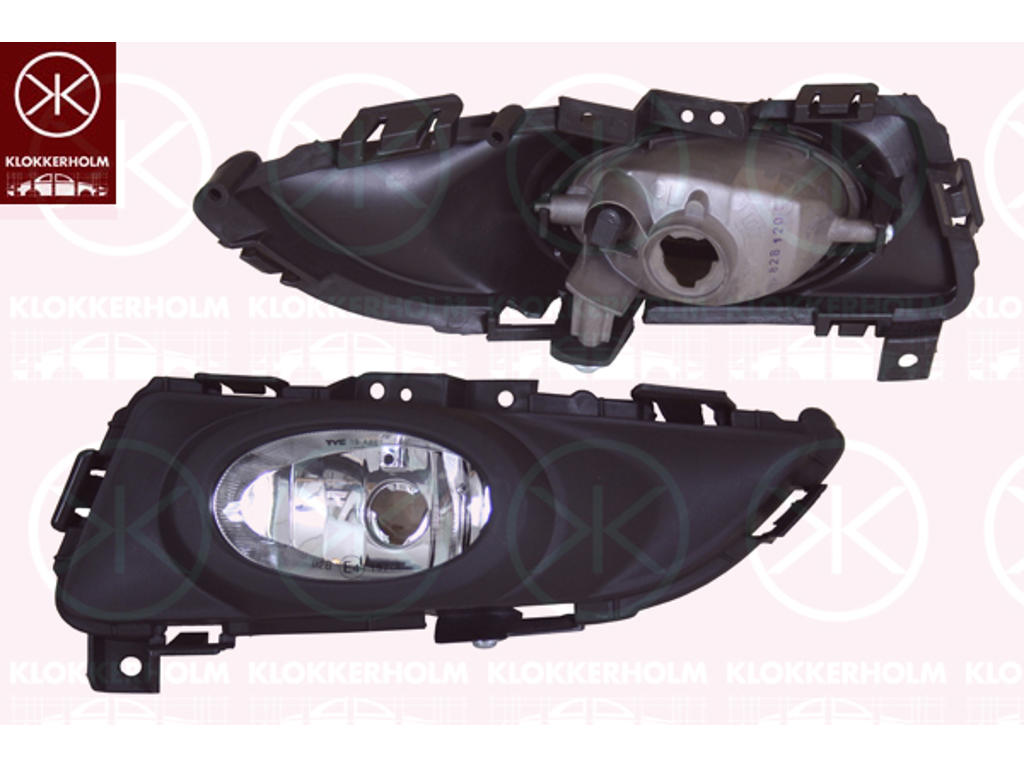 Front Fog Light, H11, with holder, Left Front