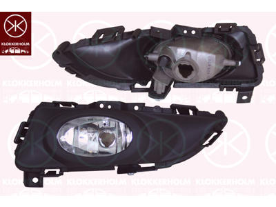Front Fog Light, H11, with holder, Left Front