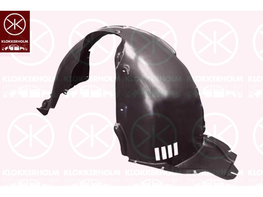 Liner, wheelhouse, Plastic, Left Front, with isolation tape