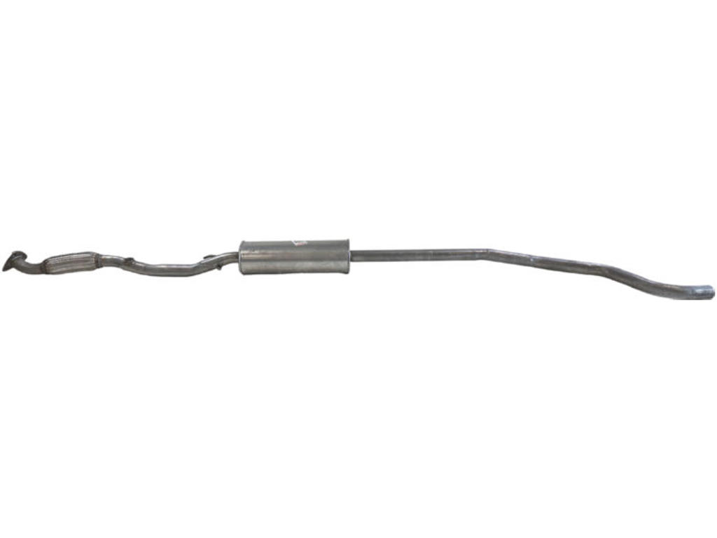 Centre Muffler, See accessories list for additionally required parts:  