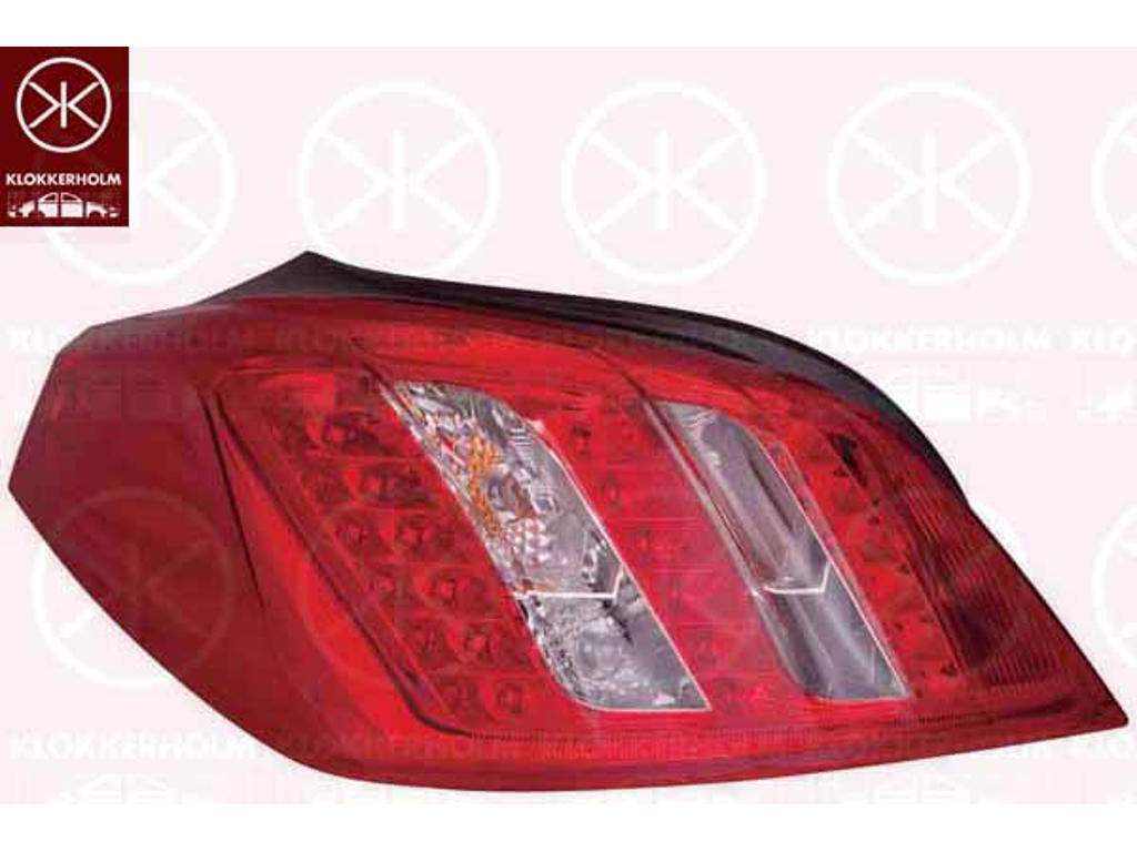 Kombinationsbackljus, LED, utan lamphållare, Vänster