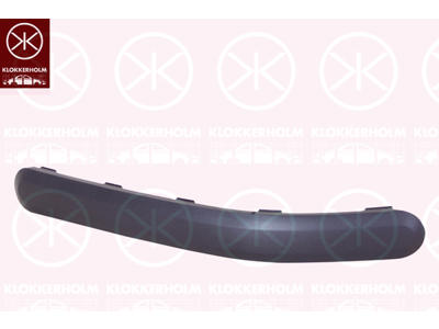 Trim/Protection Strip, bumper, black, Left Rear