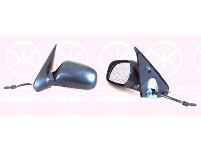 Exterior Mirror, Control: cable pull, Aspherical, Left