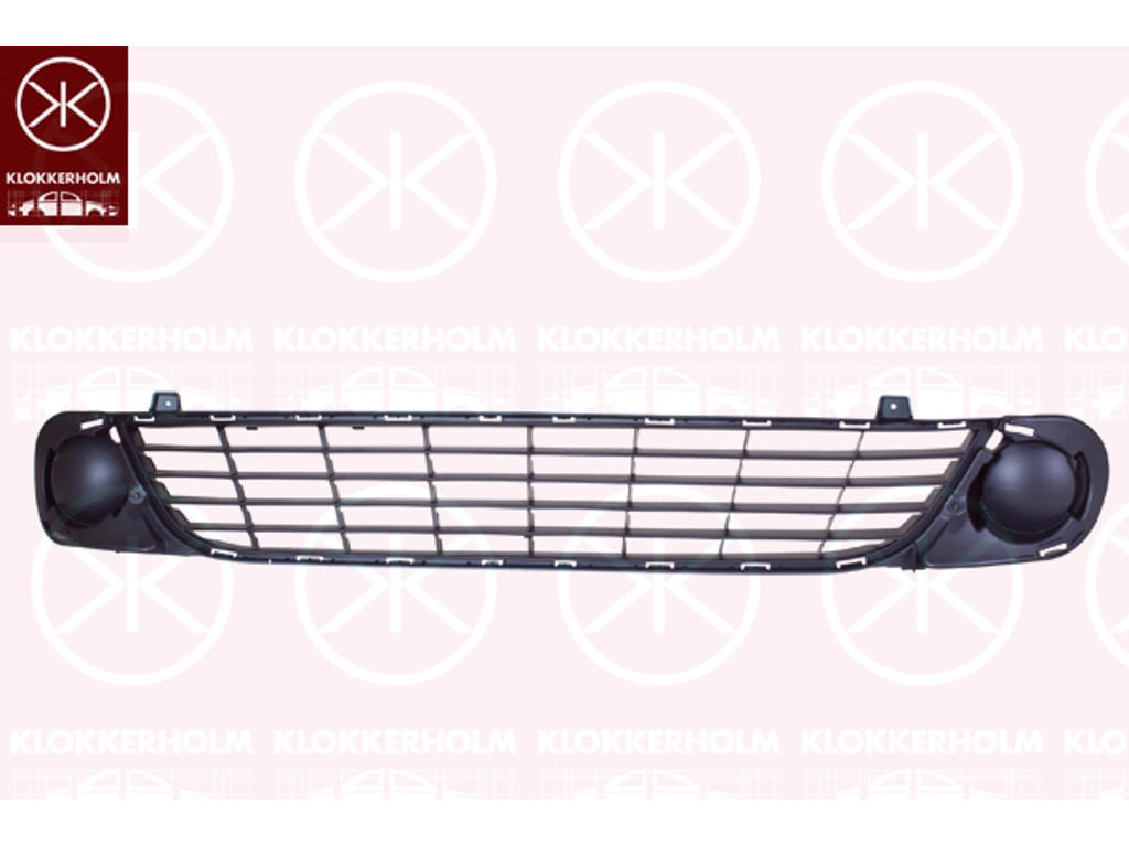Radiator Grille, Front, black