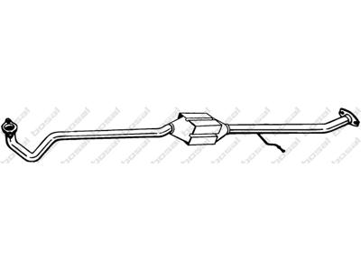 Catalytic Converter, with mounting parts, Emission Standard: Euro 2, Emission Standard: Euro 3