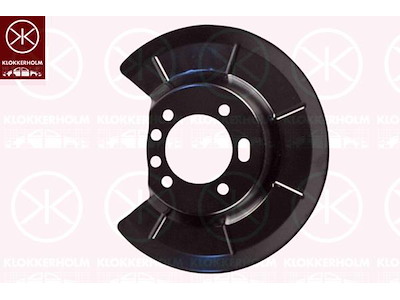 Splash Guard, brake disc, Rear Axle, Zinc-coated