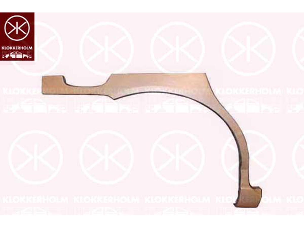 Quarter Panel, 4-dr, Right, Wheel Arch Border, Repair Panel