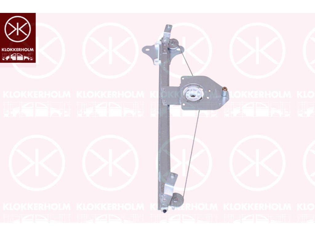 Window Regulator, without electric motor, Electric, Right Front