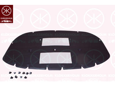 Ljuddämpning, motorrum, mellandel, Position: Motorhuv