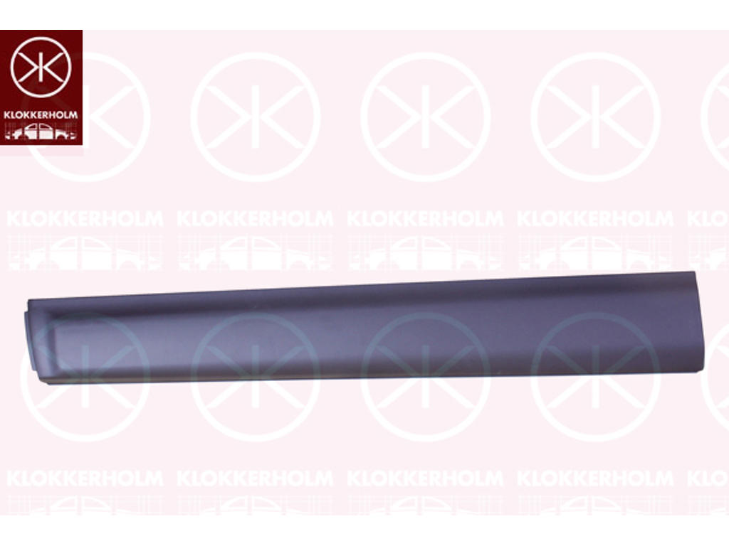 Trim/Protection Strip, quarter panel, Front, Grained, black, Left