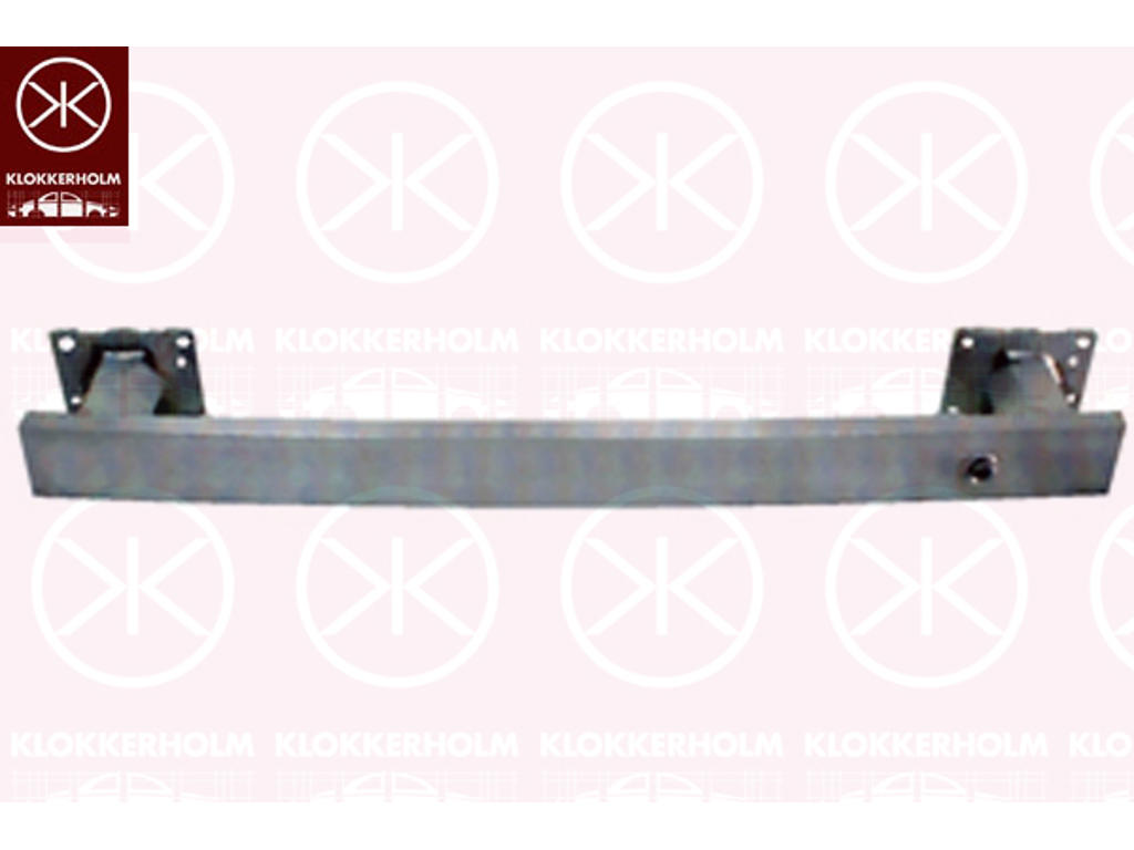 Support, bumper, Aluminium, Front