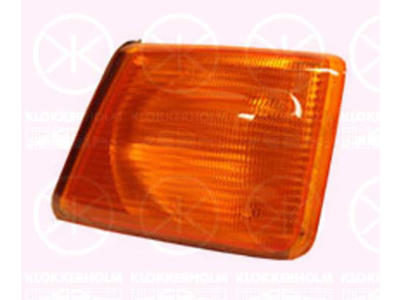 Blinker, utan lamphållare, gul, Höger