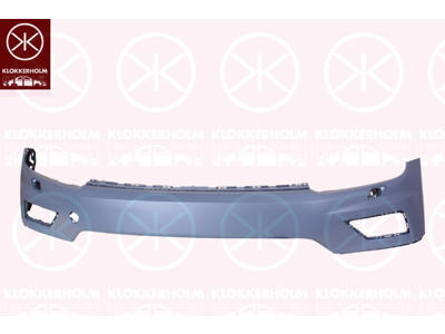 Bumper, w/primer, Front, with hole(s) for washer nozzle