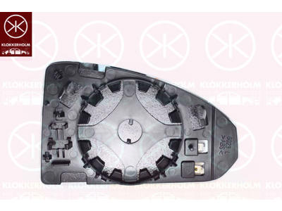 Mirror Glass, exterior mirror, Aspherical, Heatable, Left