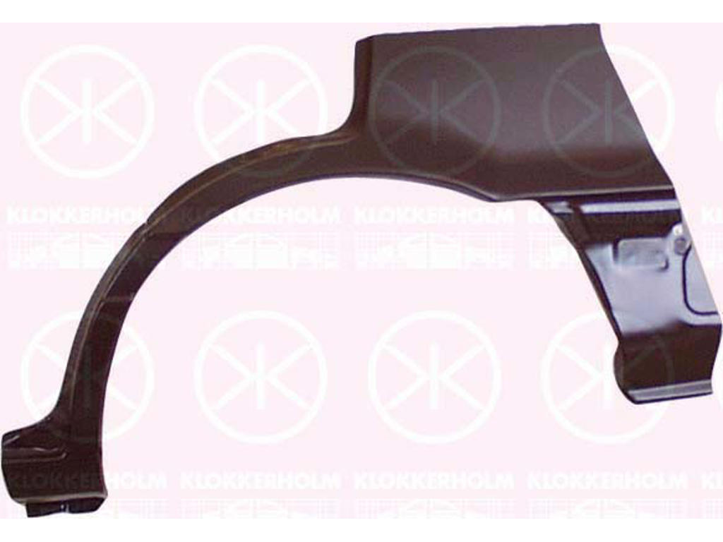 Quarter Panel, 4/5-drs, Wheel Arch Border, Repair Panel, Left Rear