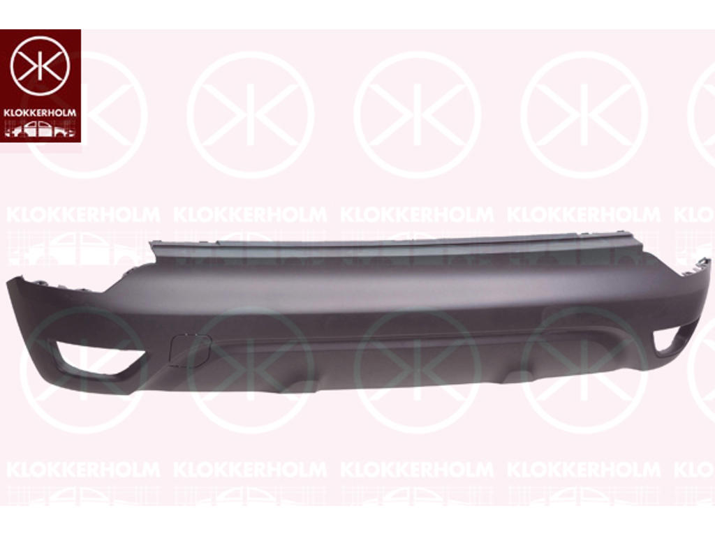 Bumper, Rear, dark grey