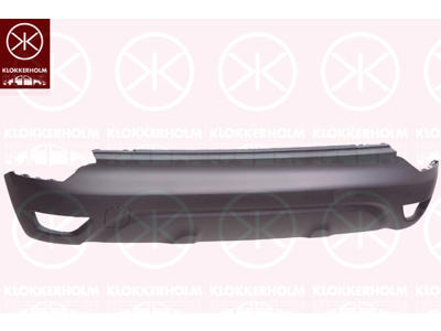Bumper, Rear, dark grey