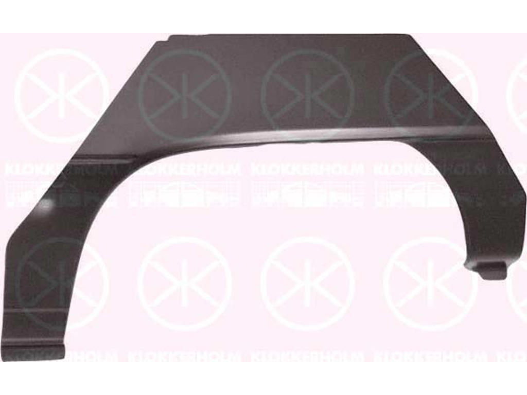 Quarter Panel, 2-dr, Wheel Arch Border, Repair Panel, Right Rear