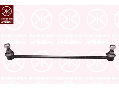 Link/Coupling Rod, stabiliser bar, Front Axle both sides, Coupling Rod, Length [mm]: 320, Steel