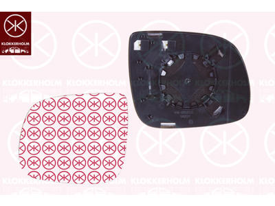 Mirror Glass, exterior mirror, Aspherical, Heatable, Left