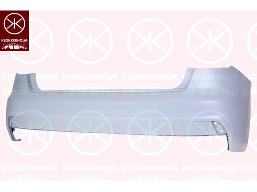 Bumper, w/primer, Rear
