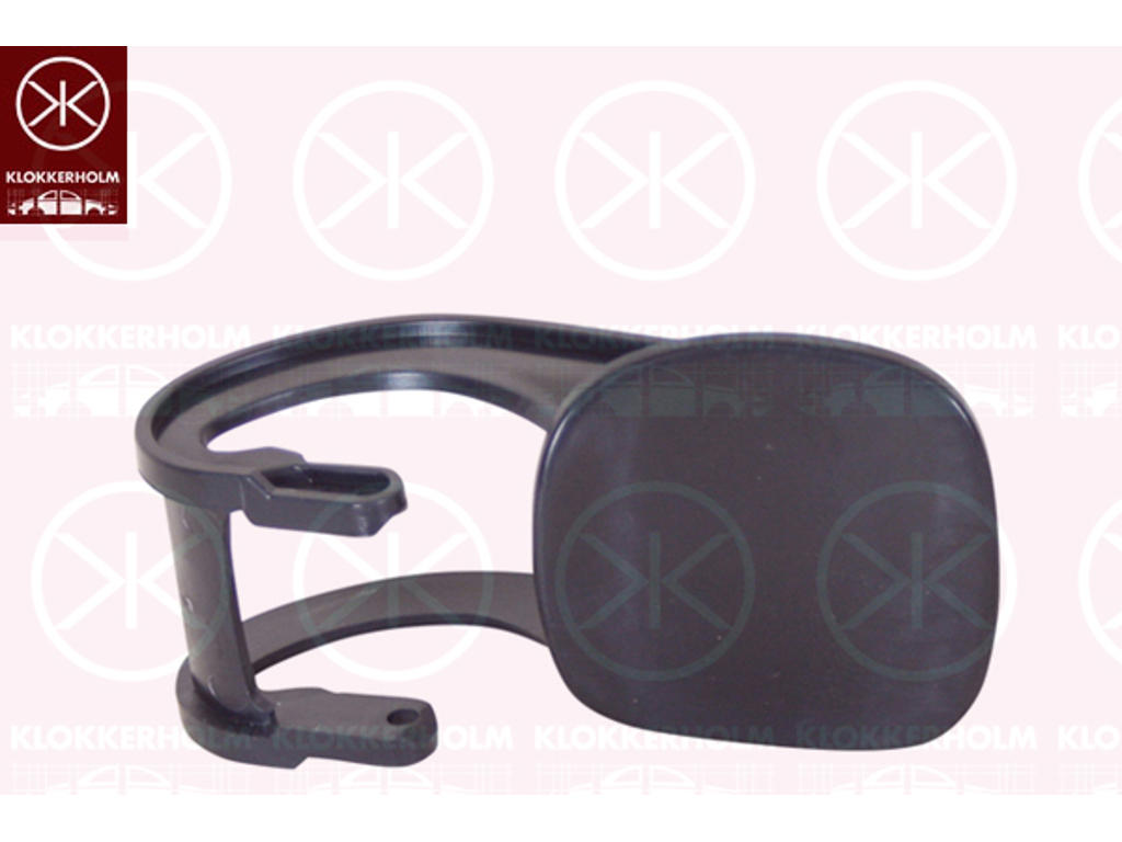Flap, tow hook, for vehicles with headlamp cleaning system, Left Front