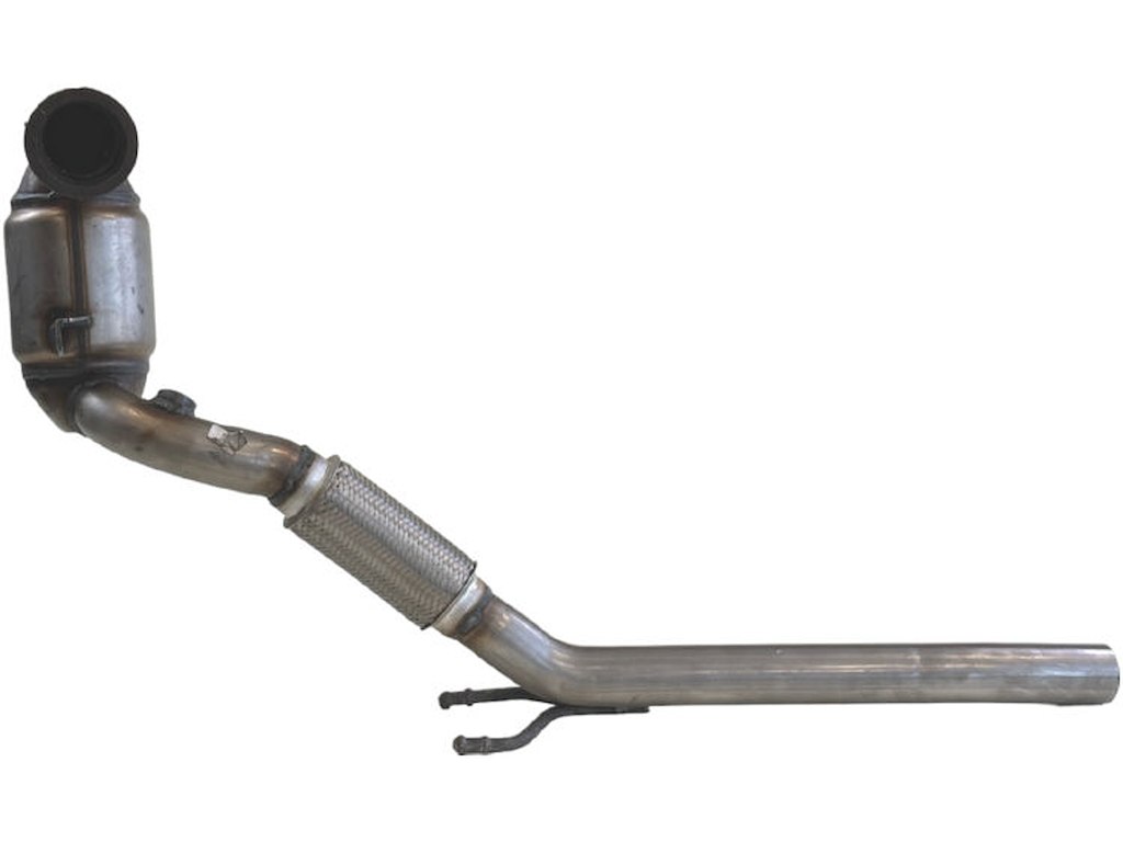 Catalytic Converter, with mounting parts, Euro 5, Emission Standard: Euro 6