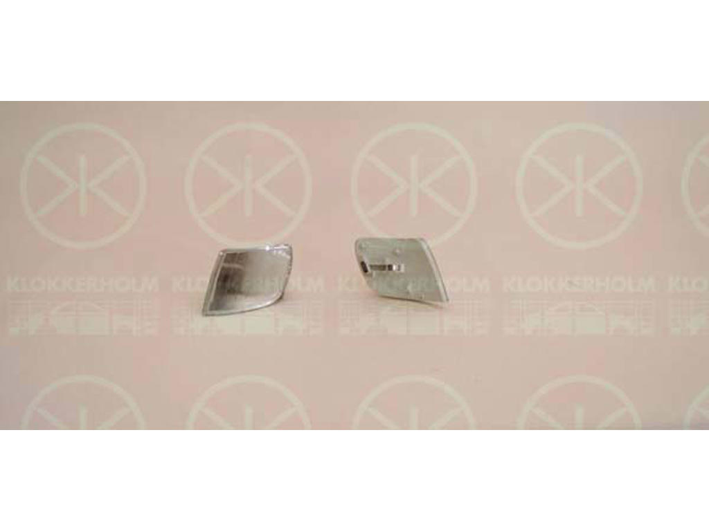 Eyelid, headlight, white, Left