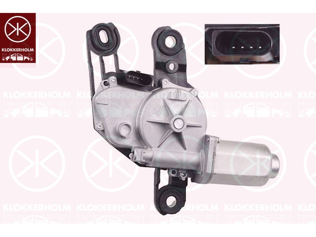 Wiper Motor, Rear, Voltage [V]: 12
