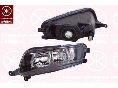 Front Fog Light, Left Front, H8, without bulb holder