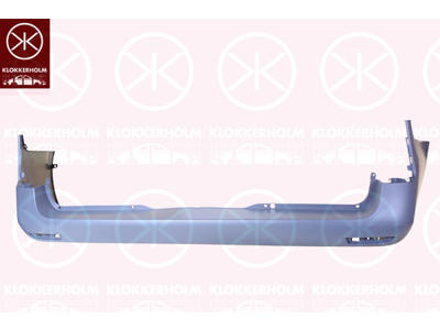 Bumper, w/primer, Rear, long wheelbase, Axle Distance [mm]: 3430