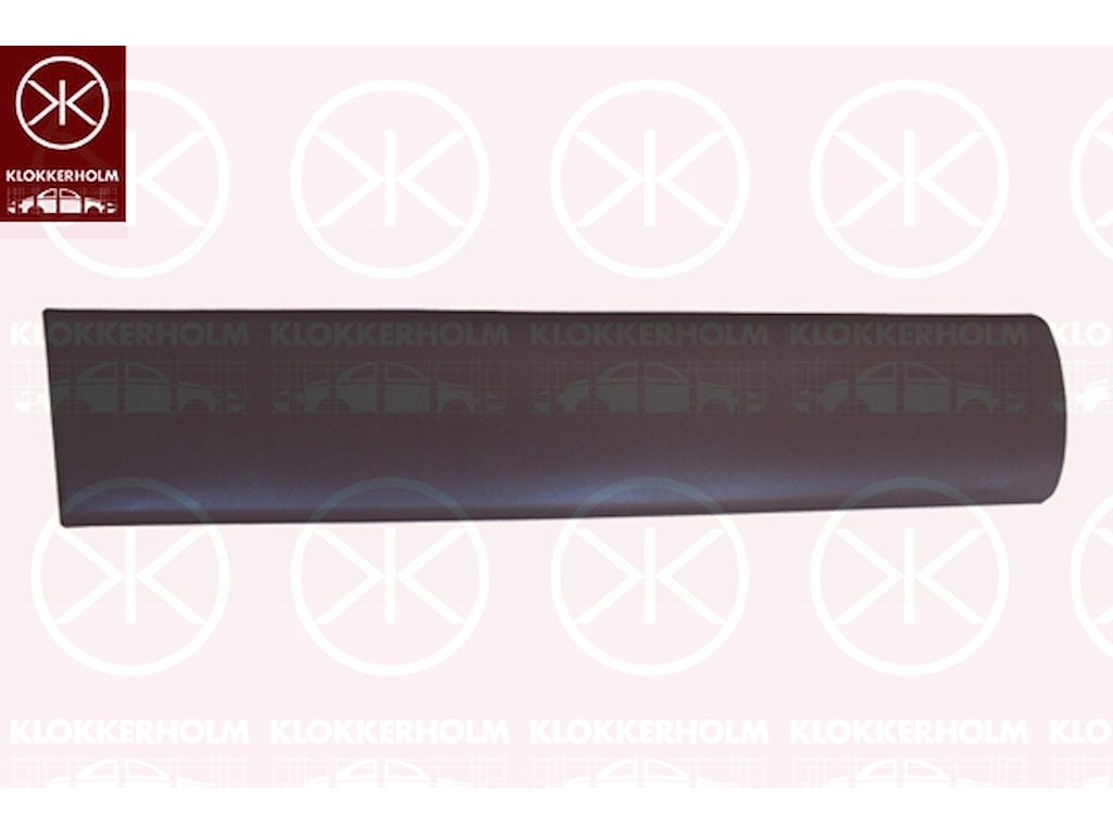 Prydnads-/ Skyddlist, dörr, 4-drs, vänster bak, svart