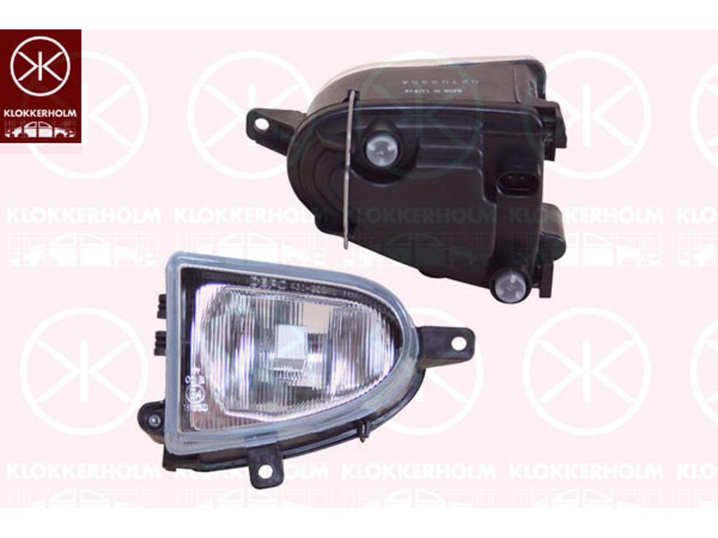Front Fog Light, H1, without bulb holder, Left Front