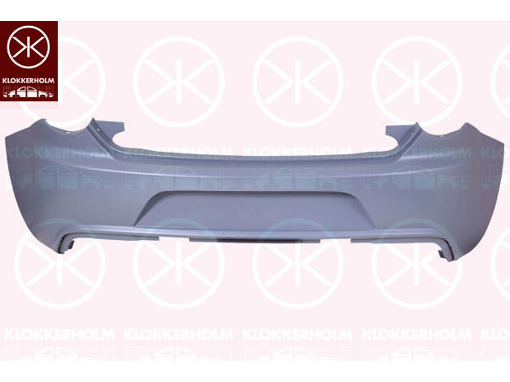 Bumper, w/primer, Rear