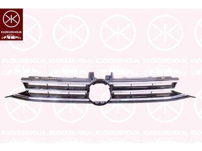 Radiator Grille, chrome/black, Vehicle Equipment Line/Variant: HIGHLINE