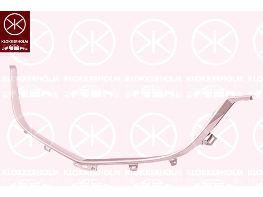 Frame, radiator grille, chrome