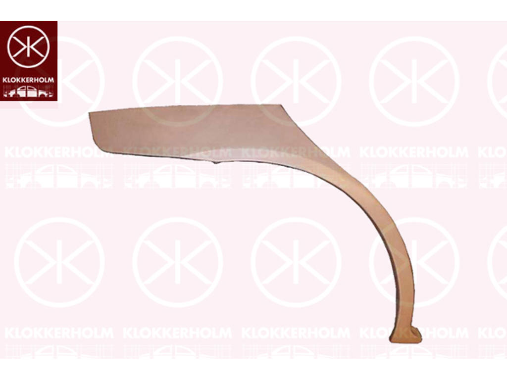 Quarter Panel, 4-dr, Right, Wheel Arch Border, Repair Panel