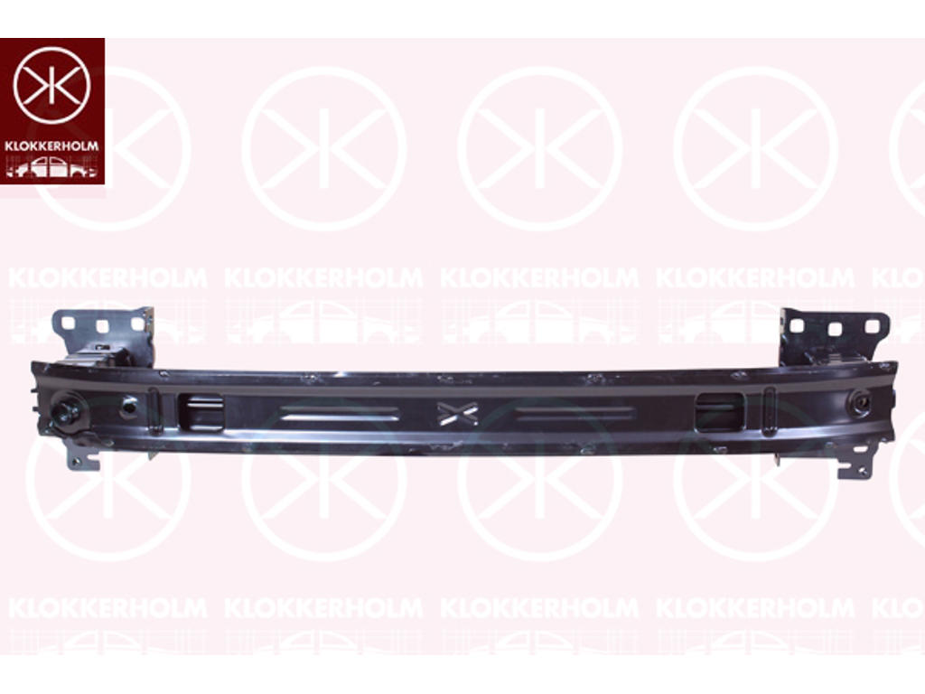 Support, bumper, Steel, Front
