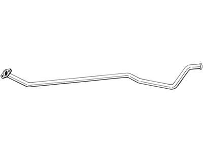 Exhaust Pipe, See accessories list for additionally required parts:  